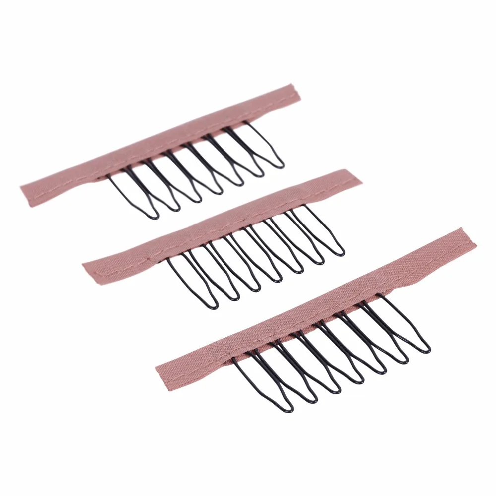 Stainless Steel Wig Combs For Wig Caps 10Pcs/Lot Factory Supply Wig Clips For Hair Extensions Best Clips For Wigs Big