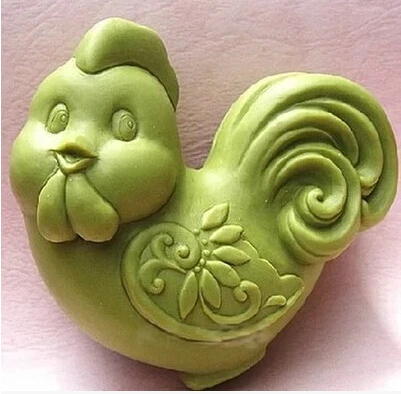 

Hot 3D Cock shape handmade soap mold animal candle molds silicon mould Chocolate Candy Moulds Form of Cake NO.:S406