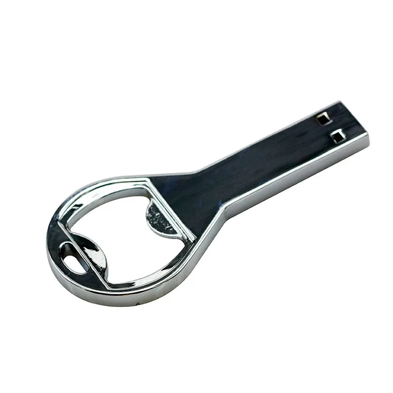 Mini Beer Bottle Opener Key Chain USB Flash Drive Memory Stick Drives 8GB 4GB Usb / Pen / Car / Flash Pendrive Memory Storage