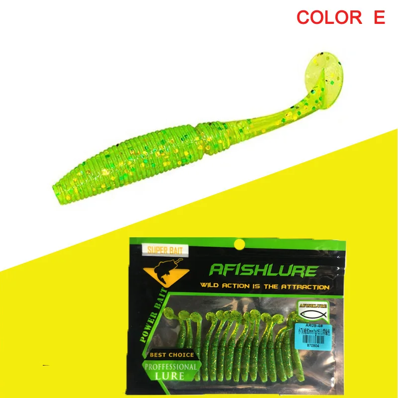 KMRESA 15pcs Wobbler Jigging 5cm 1g Fishing Lure Soft Worm Shrimp Jerkbait Fish Ocean Rock lure bass soft fish smell soft bait