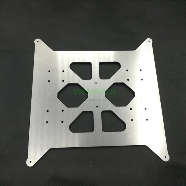 FLSUN I3 Plus upgrade aluminum Y carriage heated bed base plate 3mm thick 3D printer parts