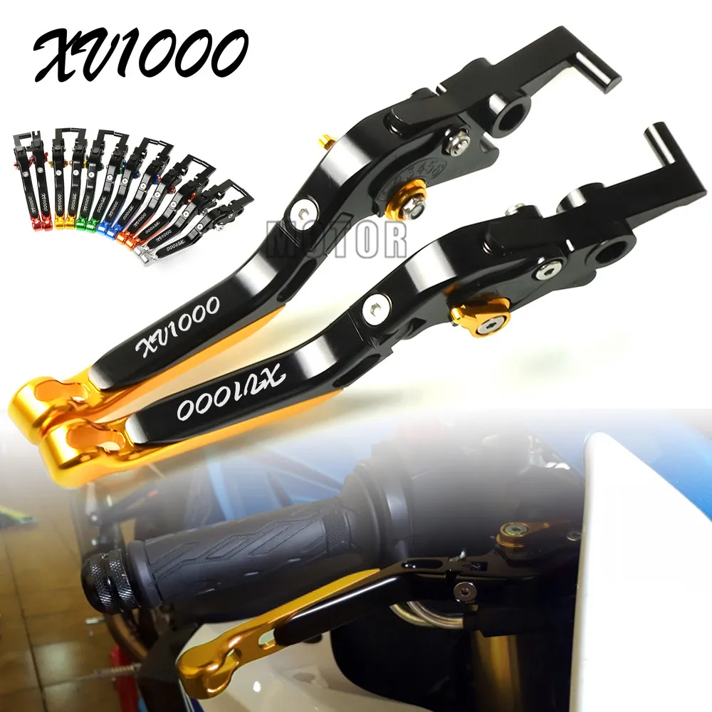 

For Yamaha XV1000 (TR1) 1981-1986/XV1000 Virago 1984-1985 Motorcycle CNC Aluminum Brake Clutch Levers Adjustable Folding XV 1000