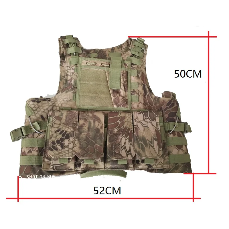 Equipamento tático militar Molle Vest, Airsoft Multicam, Porta-pratos, Kryptek, Rápido para desgastar Ciras, Colete de combate, 51783