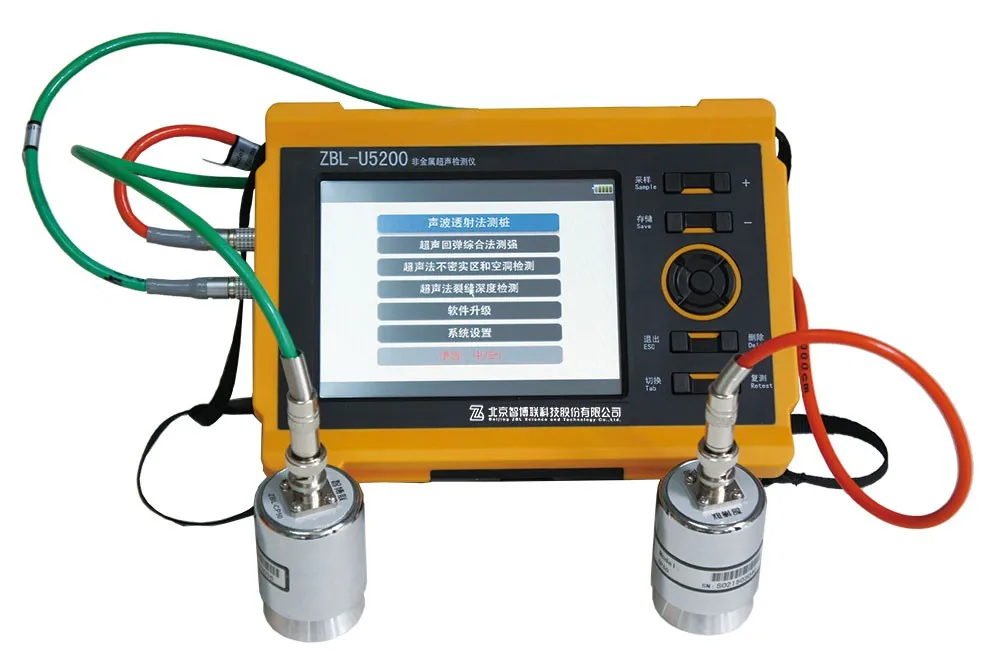 Beijing Chi Bo United ultrasonic transmission method for rapid detection of pile ZBL-U5200 non-metallic ultrasonic detector