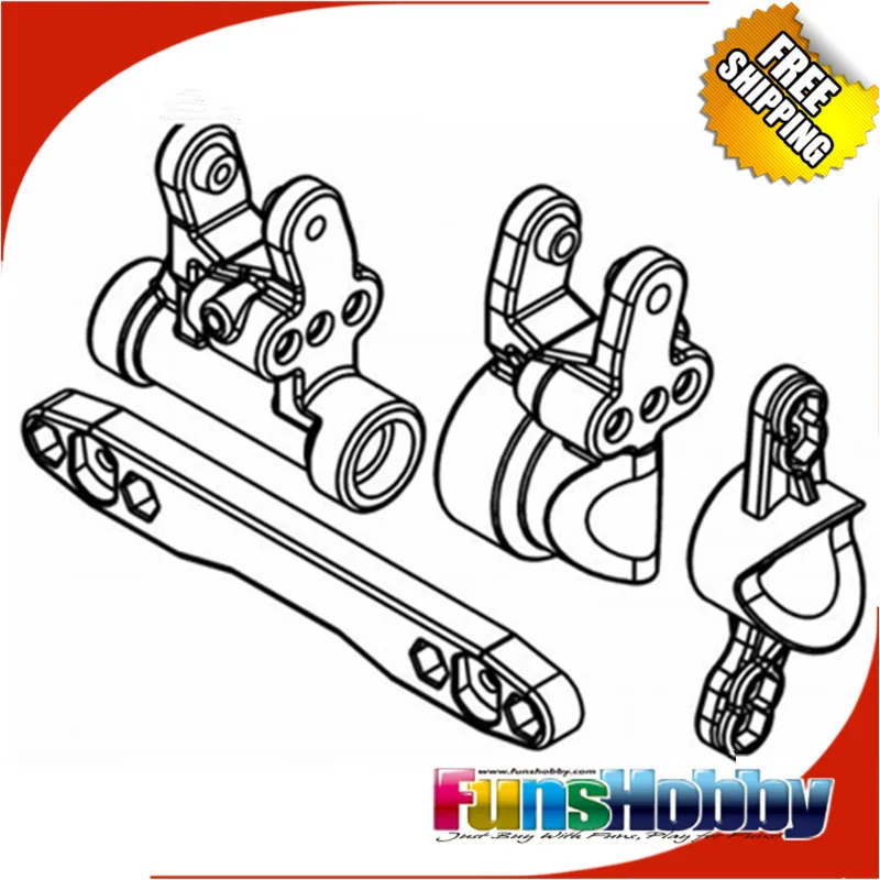 

MCD Racing Composite Servo Saver Set.COD.380101P
