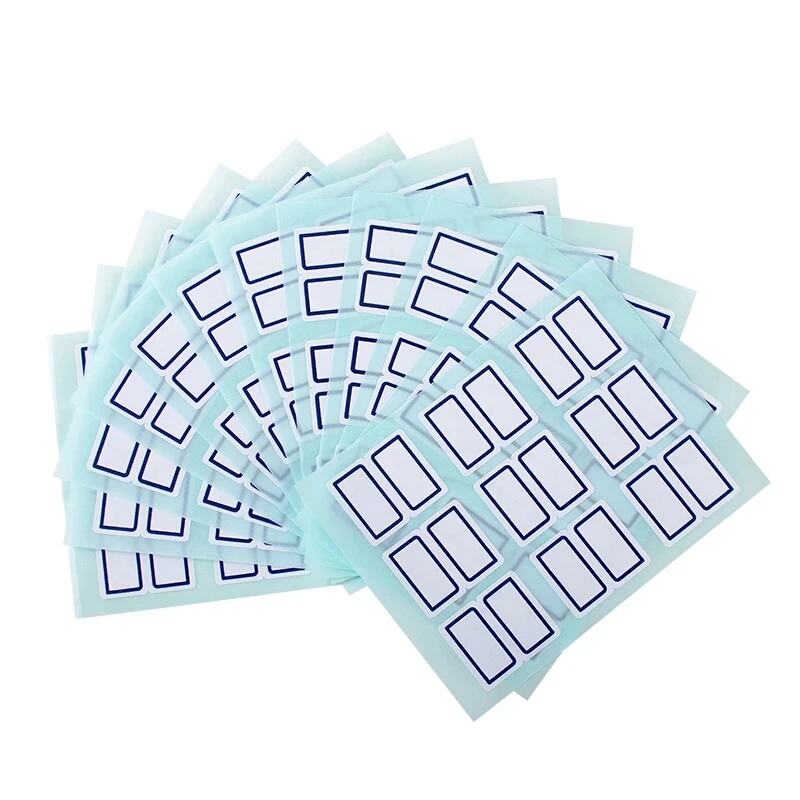 12pcs/Pack Label Sticker White Write Blank Label Child Stationery Sticker