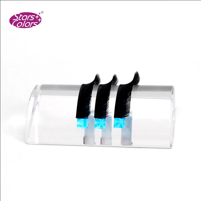 

Полукруглый прозрачный Кристальный держатель для ресниц для наращивания ресниц или размещения клея