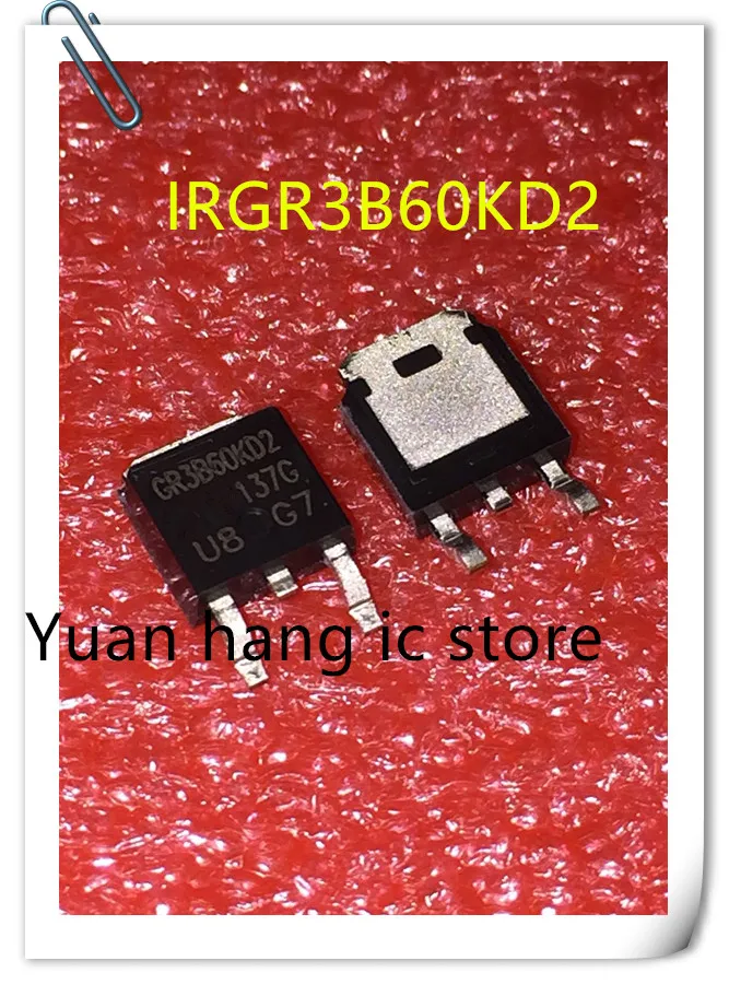 

10pcs New original IRGR3B60KD2PBF GR3B60KD2 IRGR3B60KD2 TO252 IC