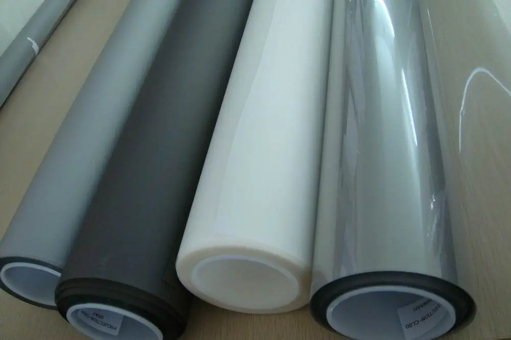 ON SALE! 1.524m*7m Self Adhesive Black Rear Projection film/foil for advertising display with best view angle