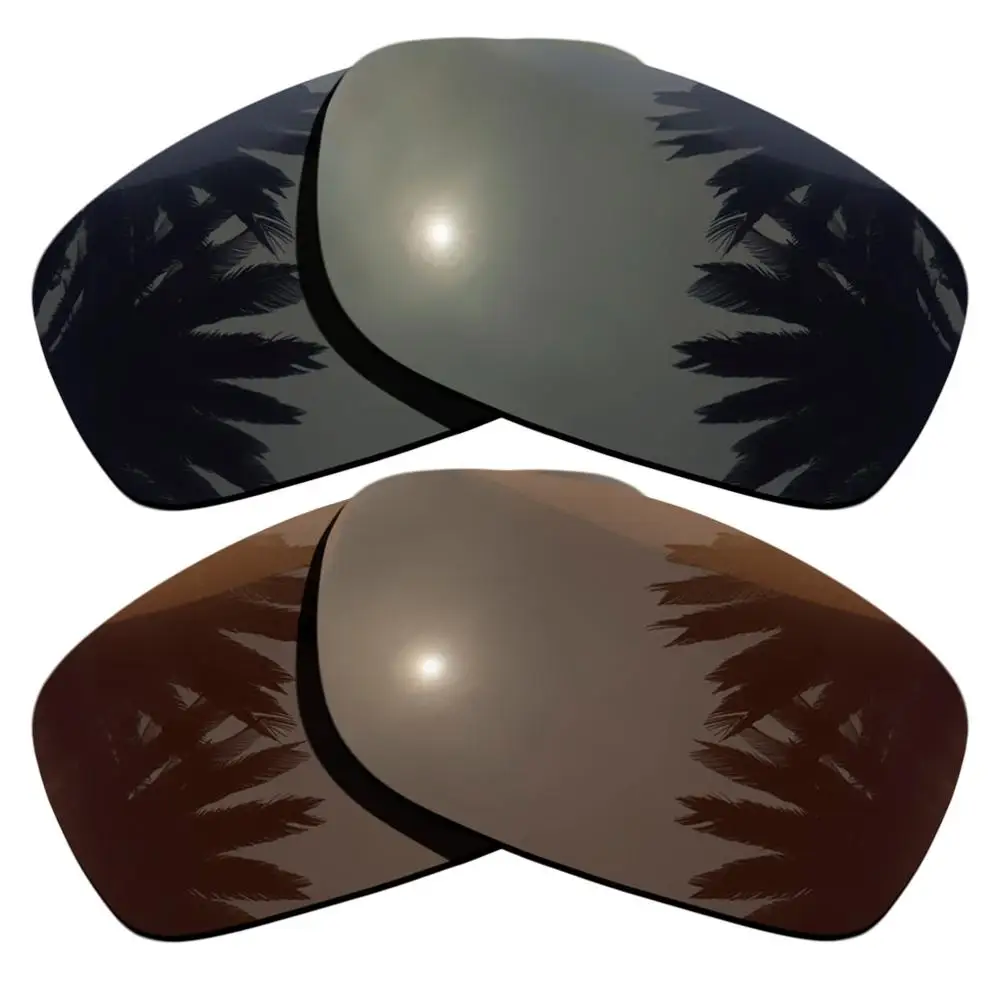 

Black & Brown Polarized Replacement Lenses for Fives Squared Frame 100% UVA & UVB