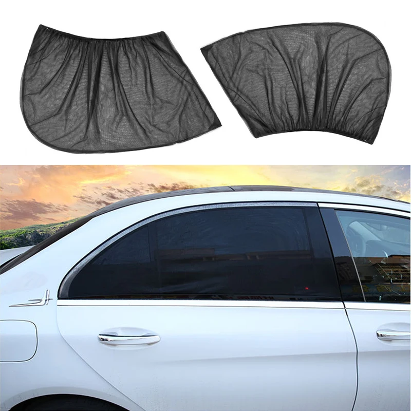 ZD 2Pcs Car side window sunshade cover Anti-mosquito for Opel astra h j g Honda civic Chevrolet cruze Ford focus 2 3 accessories