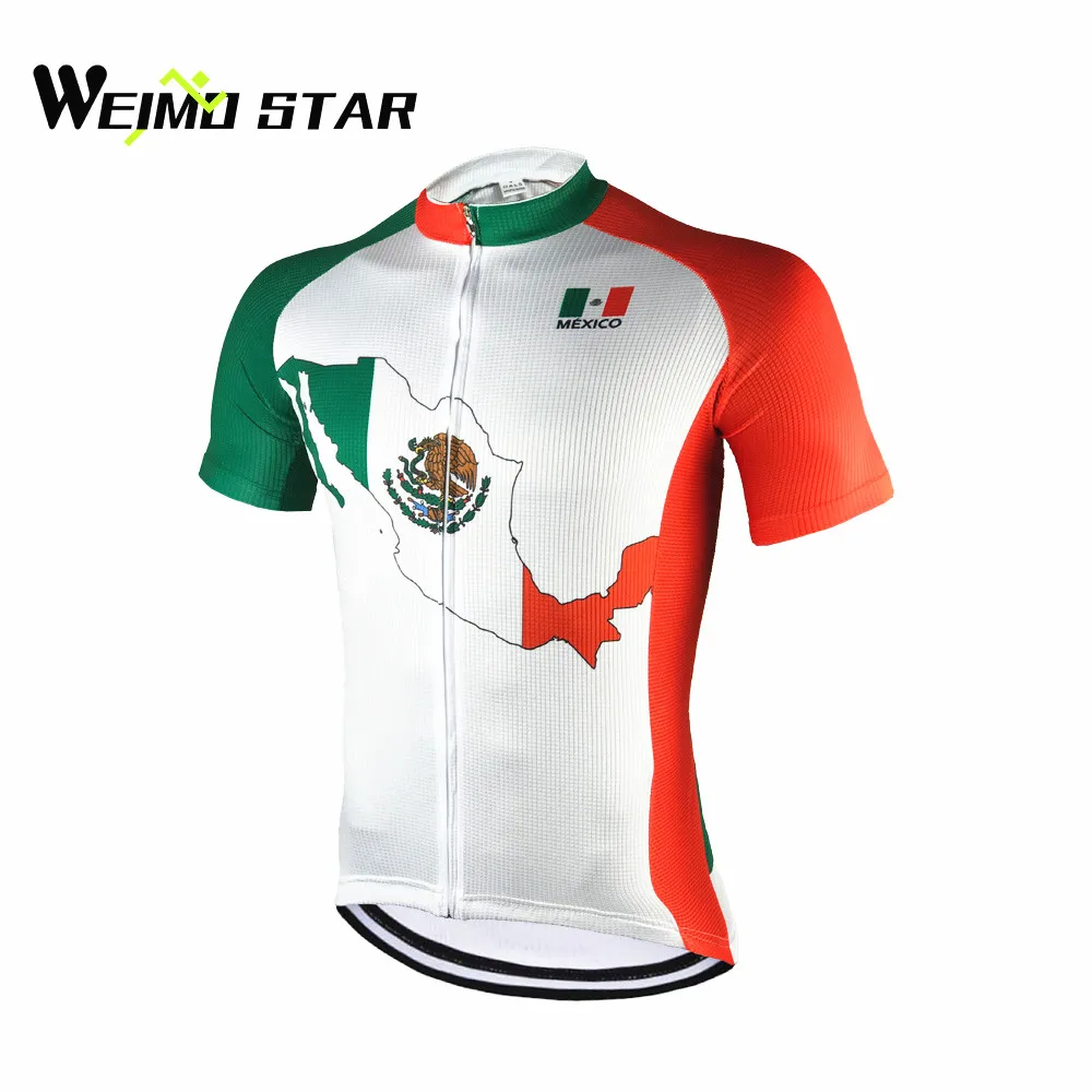 Weimostar Germany Cycling Jersey Men bike clothing bicycle top Men Ropa Ciclismo maillot MTB jersey short sleeve shirt Summer