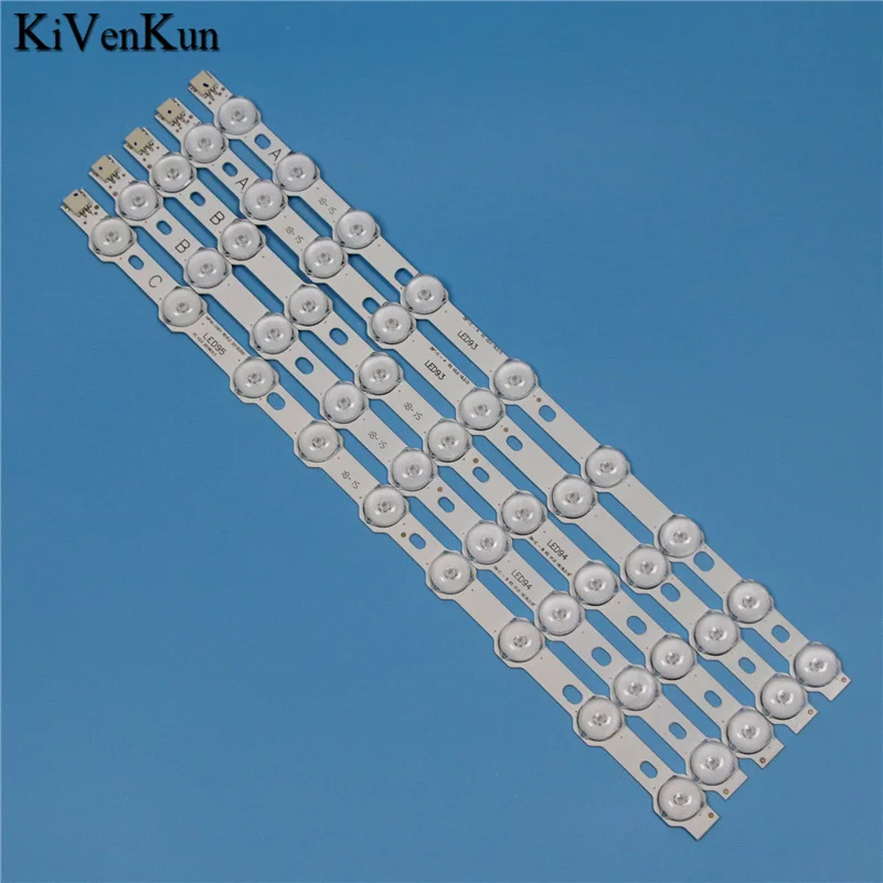 9 Lamps LED Backlight Strip For 39PFL3008H-12 40PFL3028H/ 40PFL3008H-12 40PFL3008K/12 40PFL3028H/12 40PFL3018T/12 Bars LED Bands