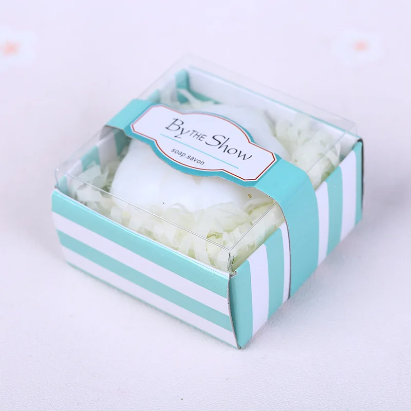 Perfumed Soap with Packaging Box for Guests, Wedding Gift, Party Favors, Thank You Gift, 10Pcs