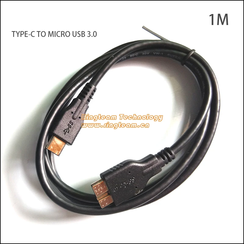 3-Ft/1 متر مايكرو usb 3.1 نوع c ذكر إلى معيار نوع ميركو b مزامنة بيانات كابل بيانات usb 3.0 ذكر فيديو أغنية كابل 4in1