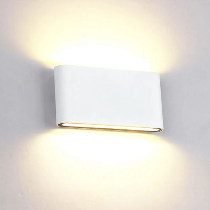 Imagem -03 - Led ao ar Livre Lâmpadas de Parede Ip65 à Prova Impermeável Água Lâmpada de Parede Interior Led Luz da Escada Ac85-ac265v Corredor Luzes de Cabeceira 6w 12