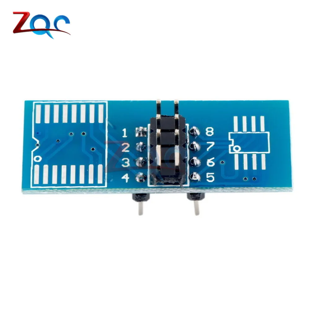 SOIC8 SOP8 DIP8 formato Flash Chip IC prueba Clips toma Adpter BIOS 24 25 93 USB programador Programable EZP2010