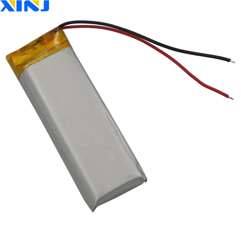 Batería de polímero de litio Lipo para coche, dispositivo de 3,7 V, 380 mAh, 501646, para GPS, DashCam, Sat Nav, DIY, cámara de conducción, grabadora, 10 piezas