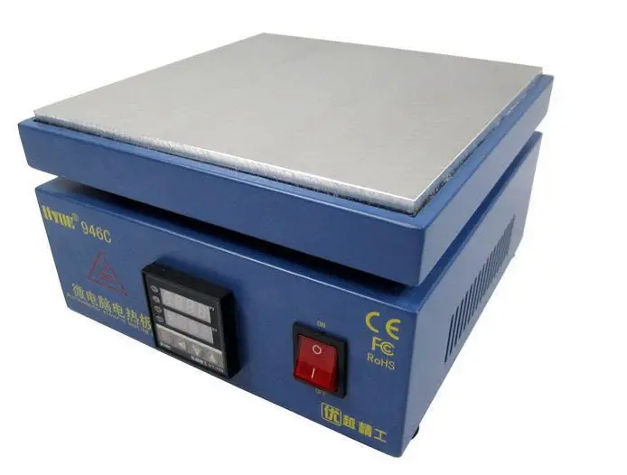 

Brand New Electronic Hot Plate Preheat Preheating Station 946C 200x200mm for PCB, SMD heating work