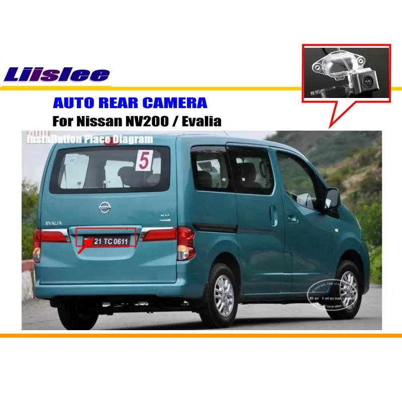 

For Nissan NV200/Evalia Car Rearview Rear View Camera Backup Parking RCA NTST PAL AUTO HD CCD CAM Accessories Kit