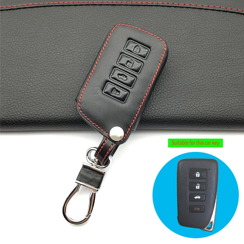 Leather car key case key cover for Lexus rx270 2011 2013 GS RX IS ES GX LX RC 200 250 350 LS 450H 300HKey case accessories shell