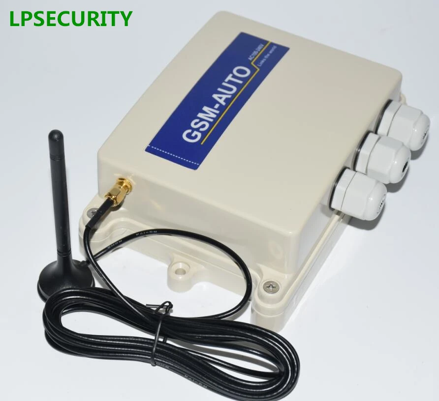 Waterproof IP65 4G GSM and SMS gate door opener GSM 4G Remote Control System module box ( Relay Control ) 100 users 2 relays