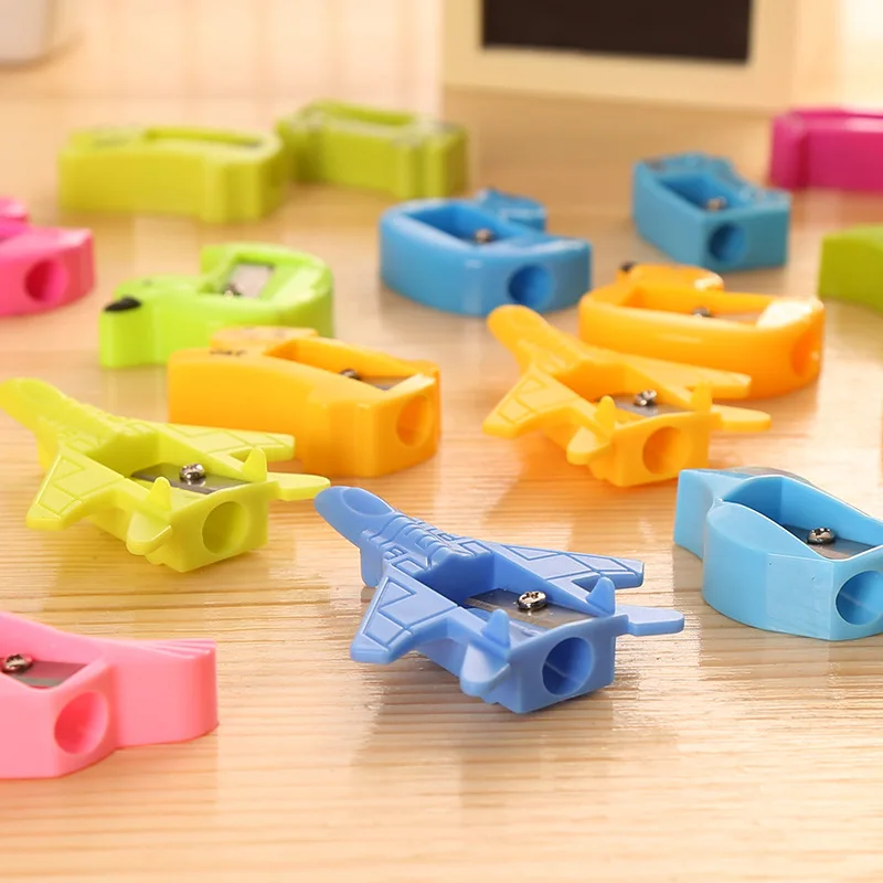 60 Pcs Mini Pencil Sharpener School Creative Stationery Cartoon Cute Shape Pencils Sharpener Pencil Machine Wholesale Escolar