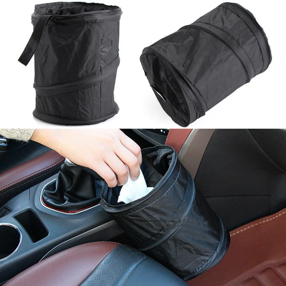 

Foldable Oxford Cloth Car Trash Bag Multifuntional Automobile Trash Bin Auto Rubbish Organizer Garbage Storage Can Accessories