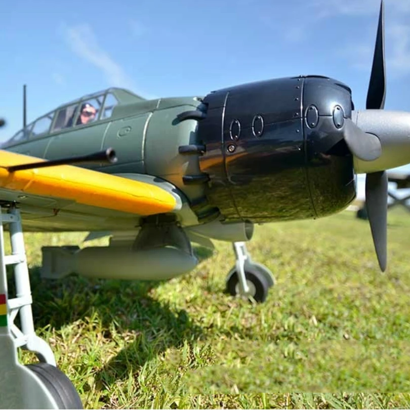 FMSRC 1100MM 1.1M Zero Fighter A6M5 RC Airplane Japanese Warbird PNP with Retracts Radio Control Model Plane Aircraft Avion