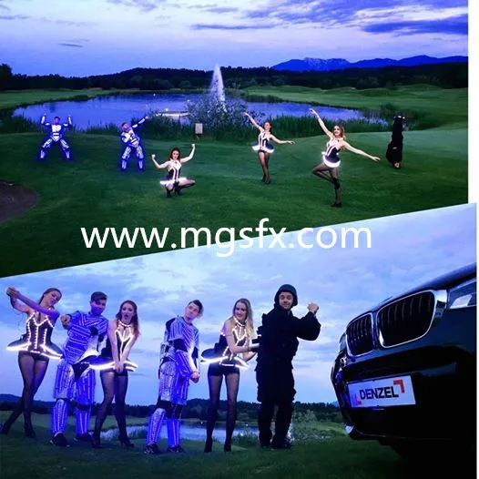 

Led Dance Suits Light Up Clothing Nightclub Suit Lumious Glowing Dress Halloween Christmas Decoration