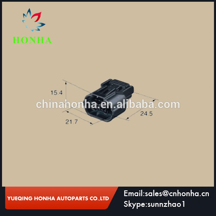 6189-0887 and 6918-1833 K-Series 3 pin HX 040 Female wire harness Connector Center Rib