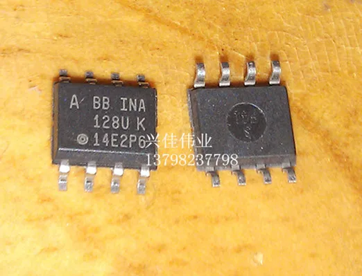 

10PCS New original authentic INA128UK INA128U K sop-8 BB Linear Instrumentation Amplifier