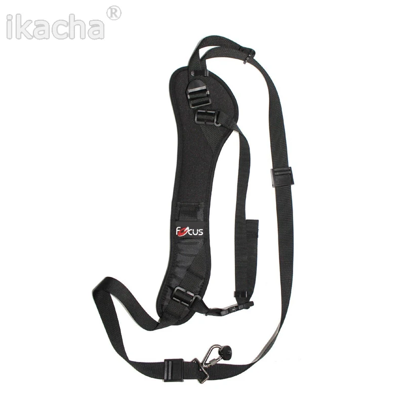 Hot Focus F-1 Quick Carry Speed Sling Weiche Schulter Sling Gürtel Neck Strap Für Kamera DSLR Schwarz