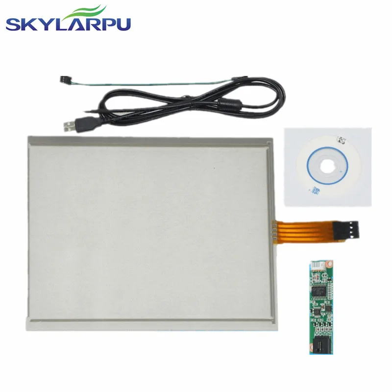 

Skylarpu 6.5 Inch 4 Wire Resistive Touch Screen 143mm*117mm USB Controller For G065VN01 Screen Touch Panel Glass Free Shipping