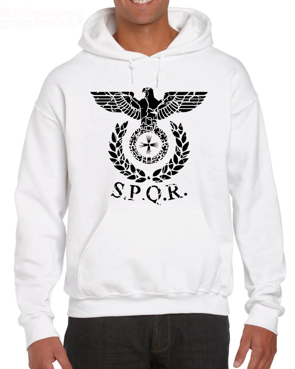 

Roman Eagle Spqr Distressed Empire Rome Standard Banner Legion Army 2019 Casual Printing Harajuku Rick Customize Sweatshirt