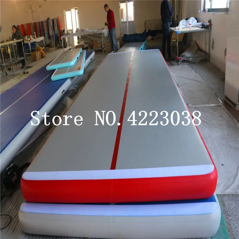 Free Shipping 10 meters Long Air Track,Inflatable Air Track for Family,Floor Home Gymnastics Tumbling Mat,Inflatable Air Track