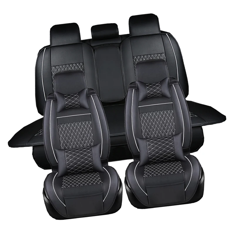 New Leather Auto Seat Covers Accessories Auto Sticker Car Styling For Ford Fiesta St Five Hundred Flex Focus Rs St Freestyle