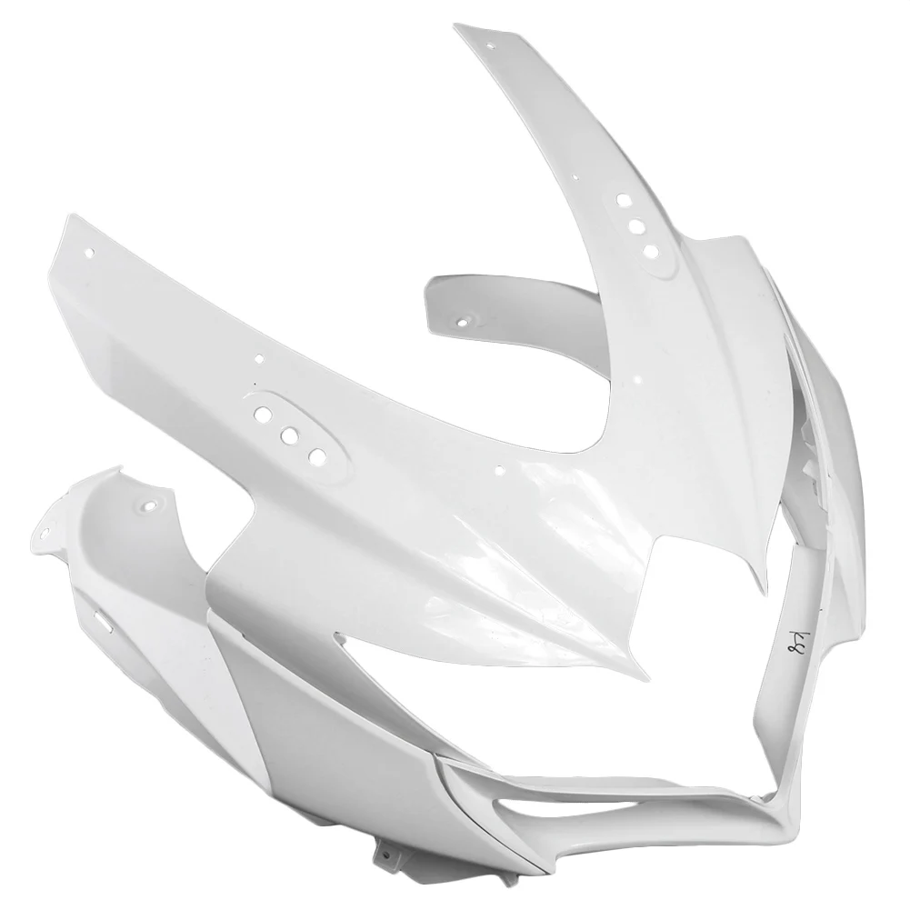 

Motorcycle Upper Front Nose Fairing Cowl For Suzuki K8 GSXR 600 750 2008 2009 2010 Injection Mold ABS Plastic Unpaint White