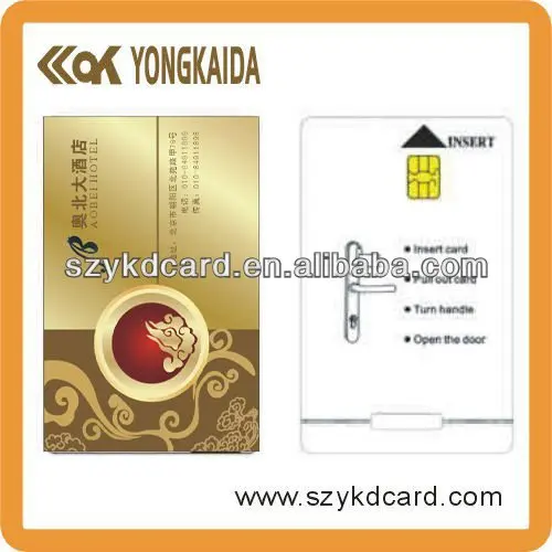 Yongkaida 1000pcs Printed Contact Smart IC Card read-write Fudan5542 Smart IC Card PVC Card Credit Cards Size Customized Design