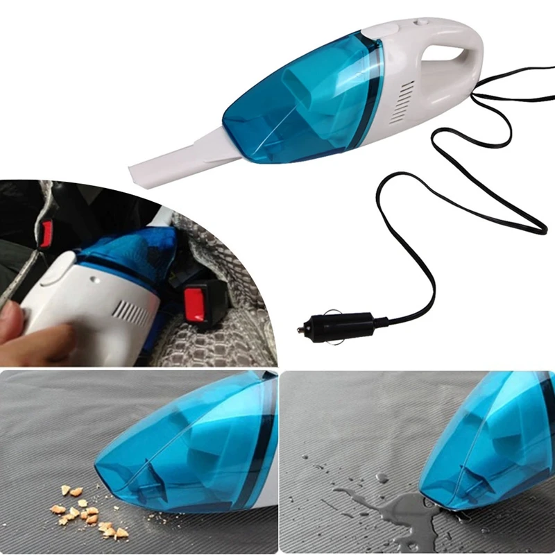 

Car Auto Portable 60W 12V Car Vacuum Cleaner Handheld Mini Super Suction Wet And Dry Dual Use Vacuum Cleaner