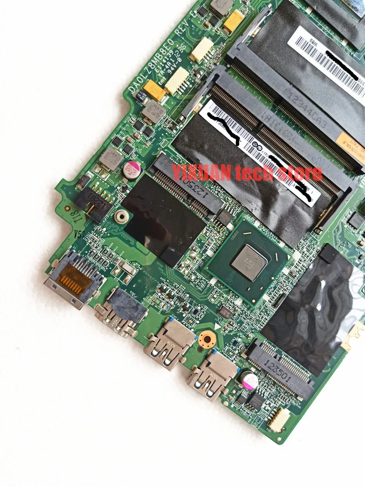 For Lenovo U410  Laptop motherboard I3-3217U I5-3317U Mainboard DA0LZ8MB8E0 REV:E DDR3  u410 Mainboard 100% test work