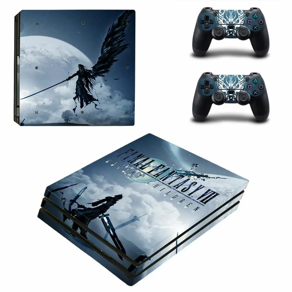 Final Fantasy XII 7 Remake PS4 Pro Skin Sticker For Sony PlayStation 4 Console and Controllers PS4 Pro Skin Stickers Decal