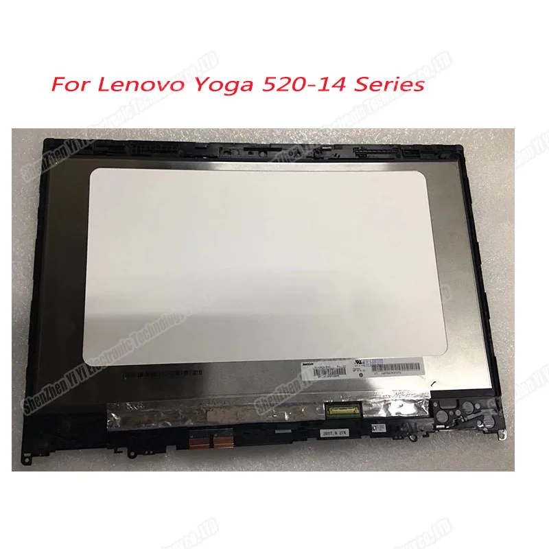 

14'' IPS FHD LCD LED Display Touch Screen Assembly For Lenovo Yoga 520-14IKB yoga520-14 80X8 80YM FRU:5D10N45602 5D10N45603