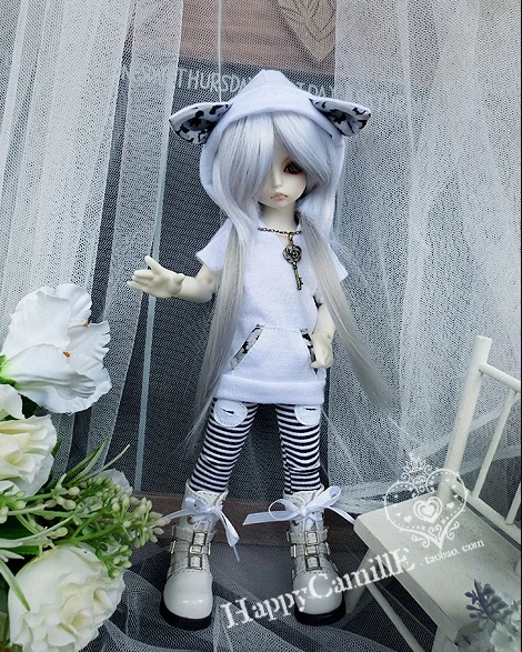 

1/6 1/4 scale BJD T-shirt+pants suit for BJD/SD clothing doll accessories,Not included doll,shoes,wig,and other accessories 1224