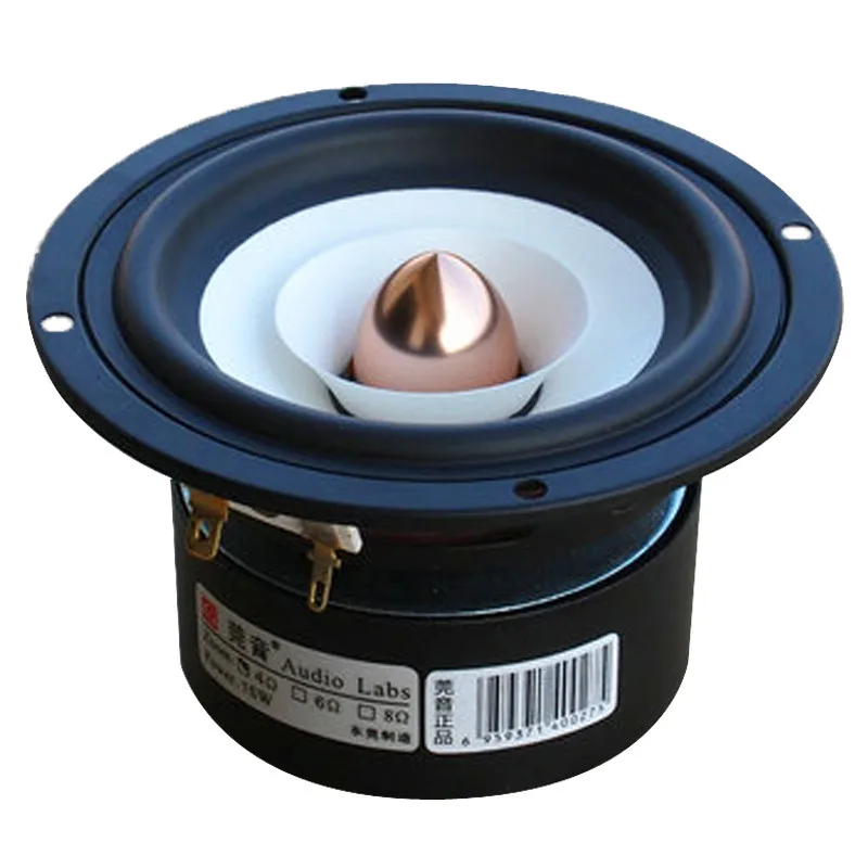 

2pcs/lot Sounderlink Audio Labs Top end 4 inch Full Range monitor Speaker tweeter woofer Aluminum Bullet hea 2 Layer kapton Cone