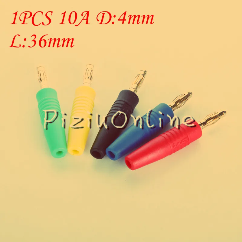 1pcs YT187 High quality 4mm Gold Plated Welding Banana Plug  The speaker plug  The horn line audio cable connector