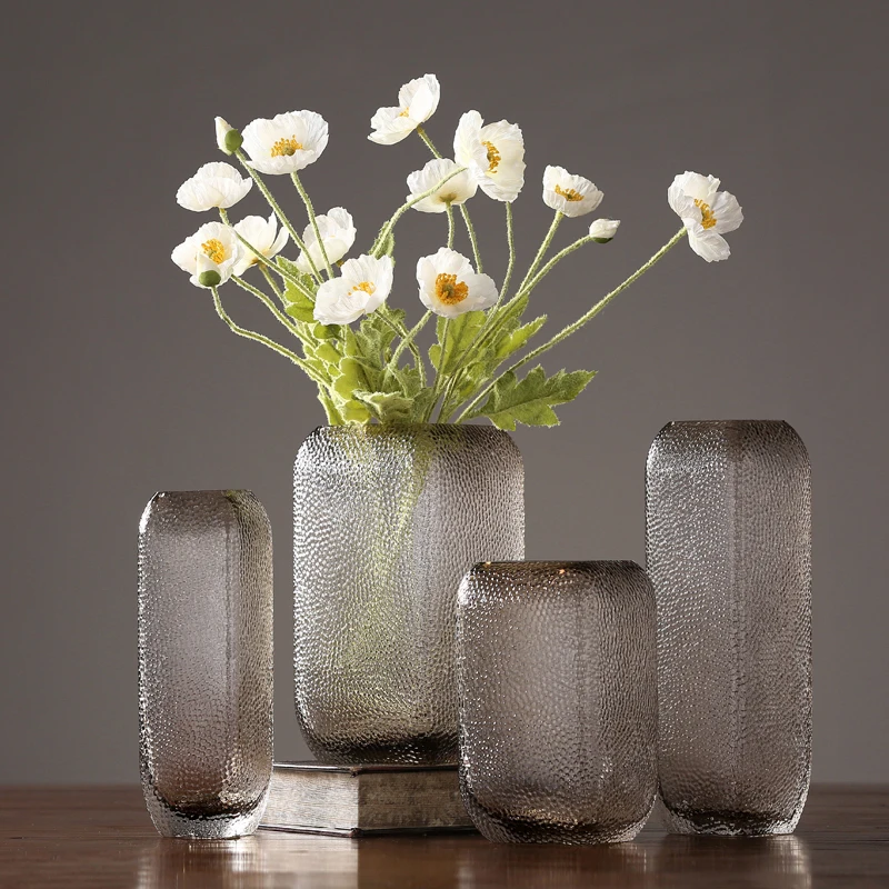 

American glass vase Originality Hydroponics Flower glass vases arrangement container Tabletop flowerpo home decoration