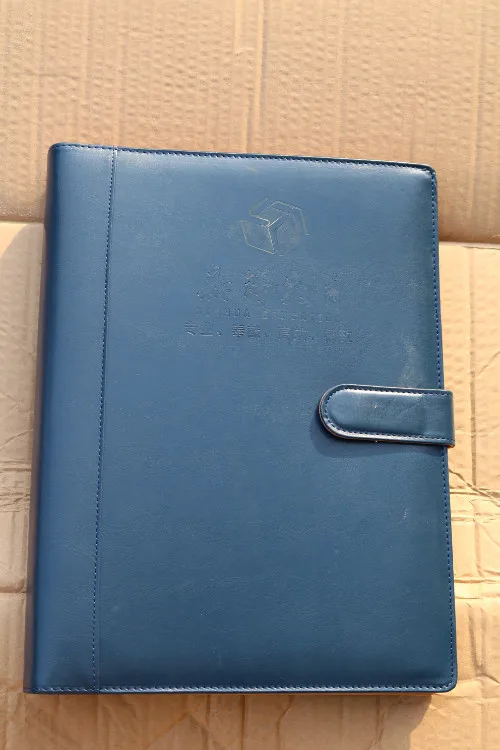 Sáng Tạo Da A4 Tập Tin Thư Mục Padfolio Đa Chức Năng Tổ Chức Kế Hoạch Xách Tay Nhẫn Chất Kết Dính Busniess Học Vật Dụng Văn Phòng