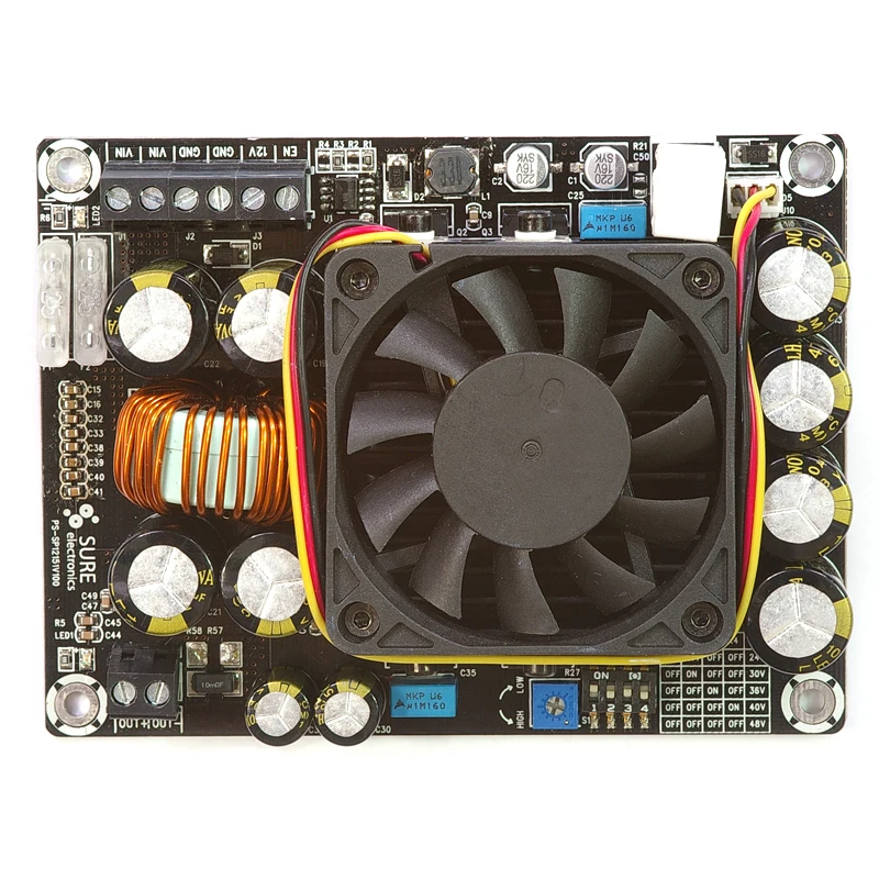 300W دفعة تحويل امدادات الطاقة الجهد المنظم الدائرة ل سيارة الصوت DC12v المدخلات دفعة DC24-48V الناتج