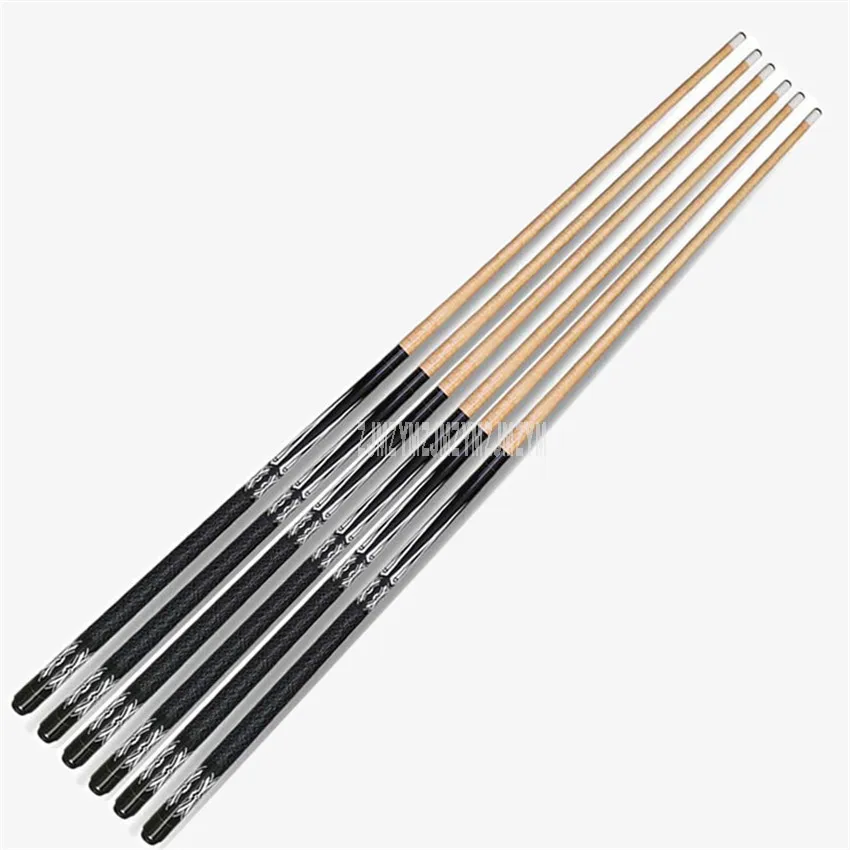 

5pcs/set 147cm Wooden Pool Cues Wood Billiard Bar Stick Entertainment Snooker Accessories Billiard Tools 1/2 Structure T30